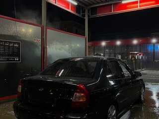 2008 Hyundai Accent ТагАЗ II, чёрный, 430000 рублей, вид 2