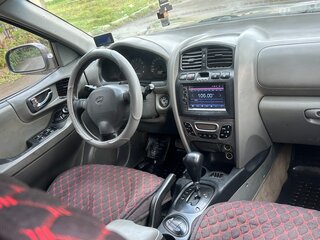 2004 Hyundai Santa Fe I, серый, 310000 рублей, вид 4