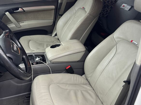 2013 Audi Q7 I (4L) Рестайлинг, белый, 1950000 рублей - вид 5