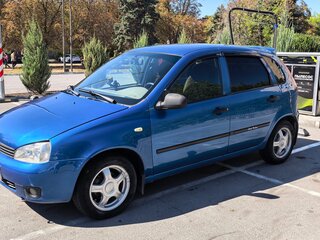 2007 Lada (ВАЗ) Kalina I, синий, 300000 рублей, вид 2