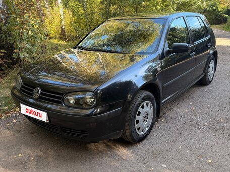 1999 Volkswagen Golf IV, чёрный, 549000 рублей, вид 1