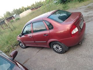2007 Lada (ВАЗ) Kalina I, красный, 175000 рублей, вид 4