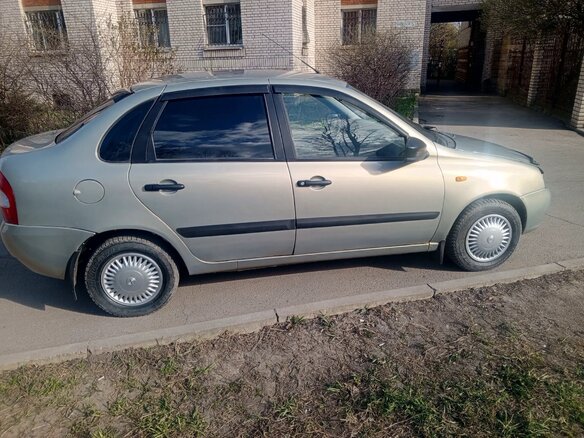 2005 Lada (ВАЗ) Kalina I, бежевый, 220000 рублей - вид 7