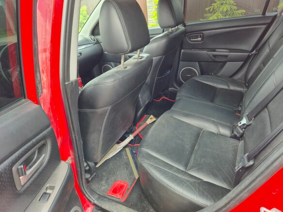 2006 Mazda 3 I (BK) Рестайлинг, красный, 340000 рублей - вид 6