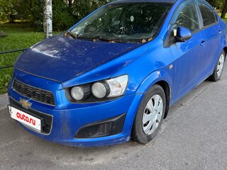 2012 Chevrolet Aveo II, синий, 399000 рублей, вид 1