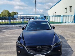 2022 Mazda CX-3 I Рестайлинг, синий, 1950000 рублей, вид 2