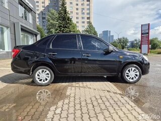 2012 Lada (ВАЗ) Granta I, чёрный, 335000 рублей, вид 4