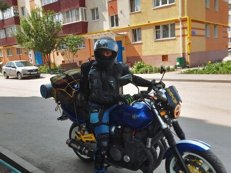 1999 Yamaha XJR1300, синий, 410000 рублей, вид 1