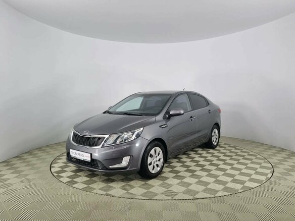 2012 Kia Rio 4-speed III, серый, 739000 рублей