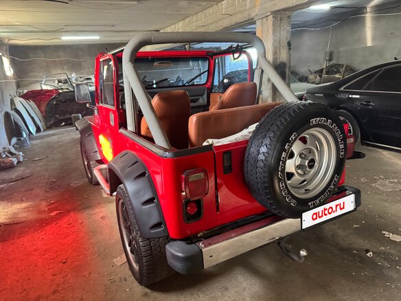 1989 Jeep Wrangler I (YJ), красный, 850000 рублей - вид 6