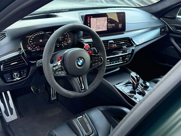 2022 BMW M5 CS VI (F90) Рестайлинг, зелёный - вид 6