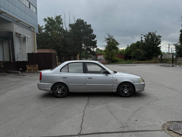 2007 Hyundai Accent ТагАЗ II, серебристый, 370000 рублей - вид 8