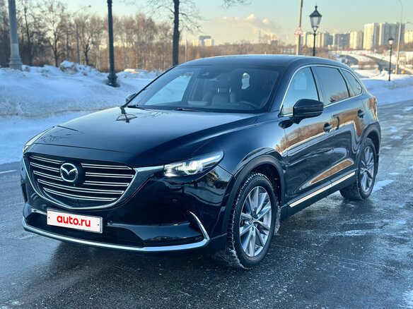 2021 Mazda CX-9 II Рестайлинг, чёрный - вид 1