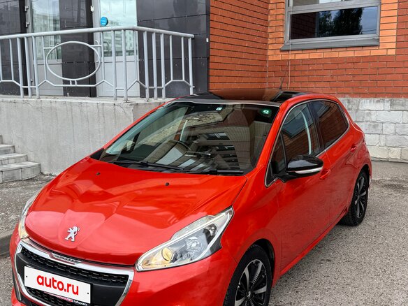 2017 Peugeot 208 I Рестайлинг, оранжевый, 1200000 рублей