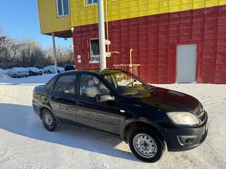 2013 Lada (ВАЗ) Granta I, чёрный, 300000 рублей, вид 4