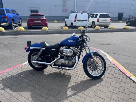 2007 Harley-Davidson Sportster 883, синий, 630000 рублей, вид 2