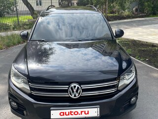 2012 Volkswagen Tiguan I Рестайлинг, чёрный, 1249000 рублей, вид 3