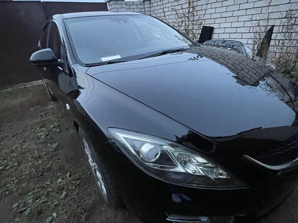 2008 Mazda 6 II (GH), чёрный, 550000 рублей - вид 9