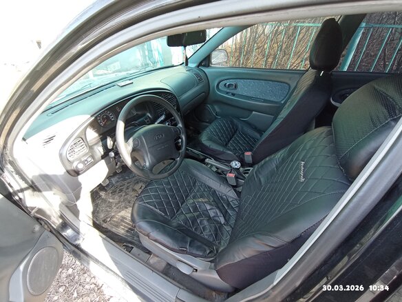 2006 Kia Spectra I Рестайлинг 2, чёрный, 250000 рублей - вид 8