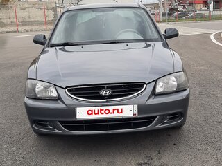 2008 Hyundai Accent ТагАЗ II, серый, 350000 рублей, вид 1