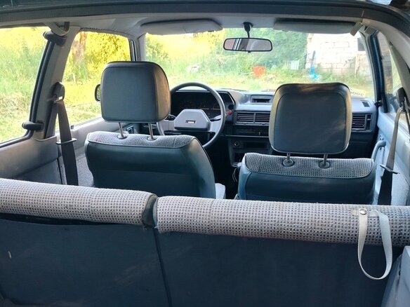1987 Mazda 323 III (BF), синий - вид 12