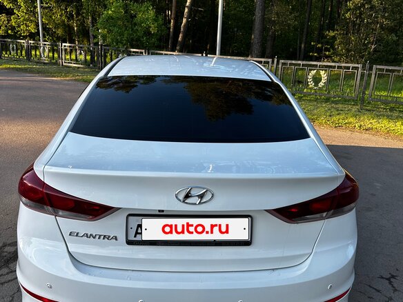 2016 Hyundai Elantra VI (AD), белый, 980000 рублей - вид 6