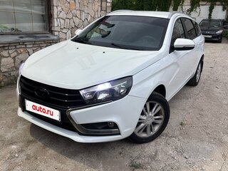 2020 Lada (ВАЗ) Vesta SW I, белый, 1150000 рублей, вид 2