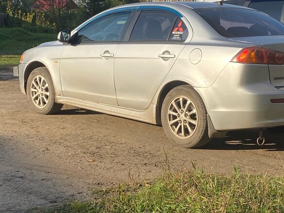 2007 Mitsubishi Lancer X, серый, 375000 рублей - вид 9