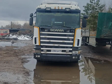 1999 Scania R-Series, белый, 450000 рублей, вид 1