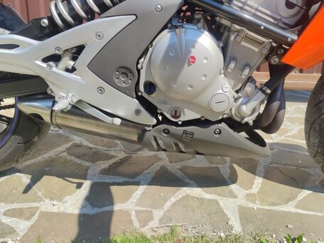 2007 Kawasaki ER-6N, оранжевый, 310000 рублей, вид 4