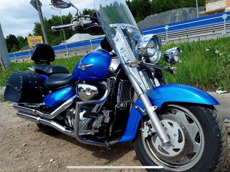2006 Suzuki Boulevard C90, синий, 680000 рублей, вид 2