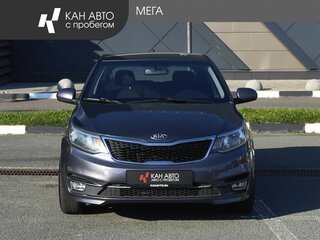 2017 Kia Rio III Рестайлинг, серый, 1128000 рублей, вид 3