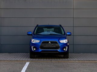 2014 Mitsubishi ASX I Рестайлинг, синий, 1355000 рублей, вид 2