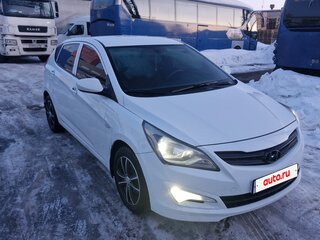 2016 Hyundai Solaris I Рестайлинг, белый, 1050000 рублей, вид 5