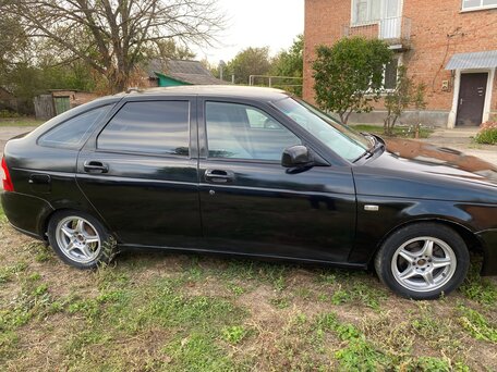 2008 Lada (ВАЗ) Priora I, чёрный, 285000 рублей, вид 2