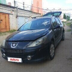 2007 Peugeot 307 I Рестайлинг, чёрный, 218000 рублей, вид 1
