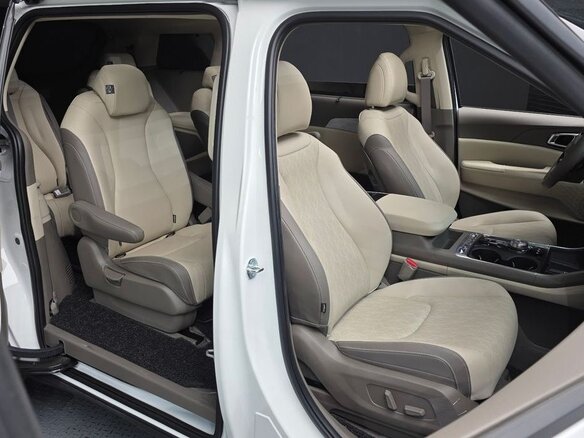 2024 Kia Carnival IV Рестайлинг, белый - вид 6