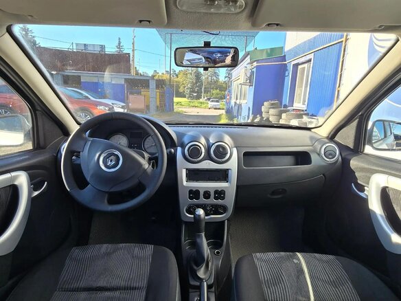 2012 Renault Sandero I, серебристый, 465000 рублей - вид 6