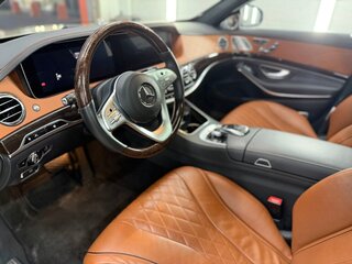 2019 Mercedes-Benz Maybach S-Класс 560 I (X222) Рестайлинг, зелёный, 9000000 рублей, вид 5