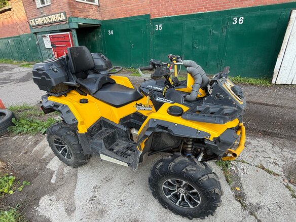 2021 Stels ATV-650 Guepard Trophy, жёлтый, 680000 рублей - вид 11
