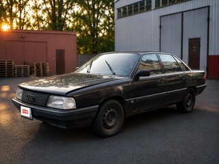 1988 Audi 100 III (C3) Рестайлинг, чёрный, 109000 рублей, вид 1