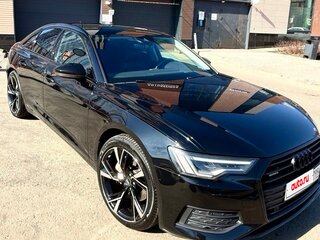 2020 Audi A6 45 TFSI V (C8), чёрный, 3650000 рублей, вид 3