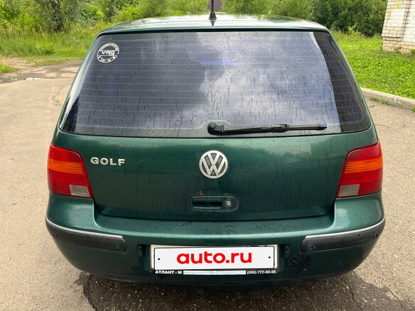 1998 Volkswagen Golf IV, зелёный - вид 4