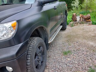 2008 Toyota Tundra Double Cab II, чёрный, 2600000 рублей, вид 2