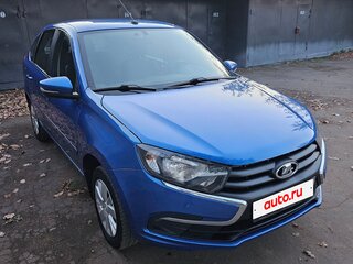 2019 Lada (ВАЗ) Granta I Рестайлинг, синий, 690000 рублей, вид 1