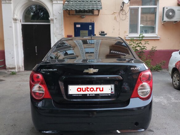 2012 Chevrolet Aveo II, чёрный, 540000 рублей - вид 5