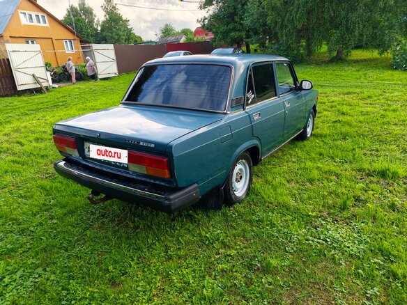 2005 Lada (ВАЗ) 2107, синий, 120000 рублей - вид 4