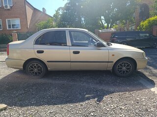 2005 Hyundai Accent ТагАЗ II, бежевый, 430000 рублей, вид 5