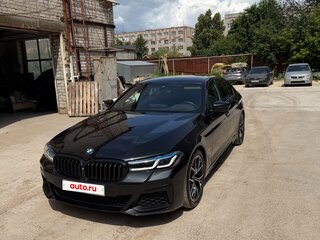 2021 BMW 5 серии 540d xDrive VII (G30/G31/G38) Рестайлинг, чёрный, 6700000 рублей, вид 2