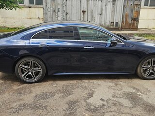 2019 Mercedes-Benz CLS 350 d III (C257), синий, 5500000 рублей, вид 4